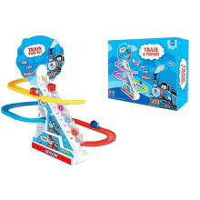 Ferroviario de tren conjunto de juguete de plástico de escalada escalera de juguete de juguete de juguete (h9200075)